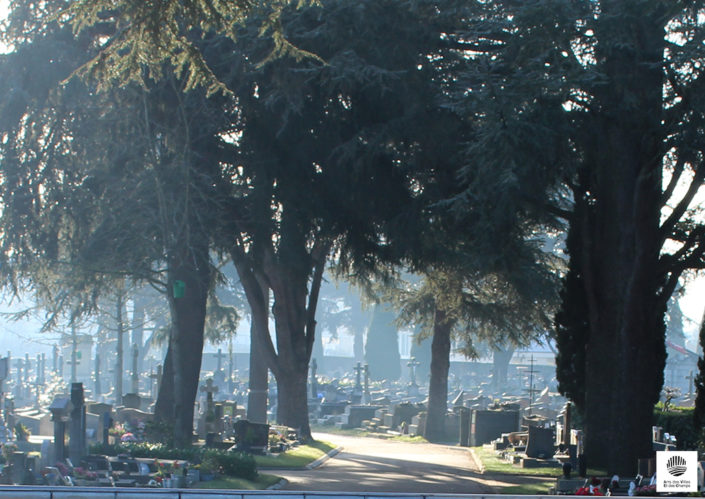 ambiance du cimetière de l'ouest