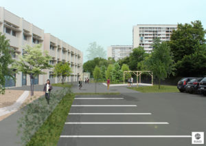Limiter l'emprise du stationnement pour offrir une nouvelle cour écologique aux collégiens