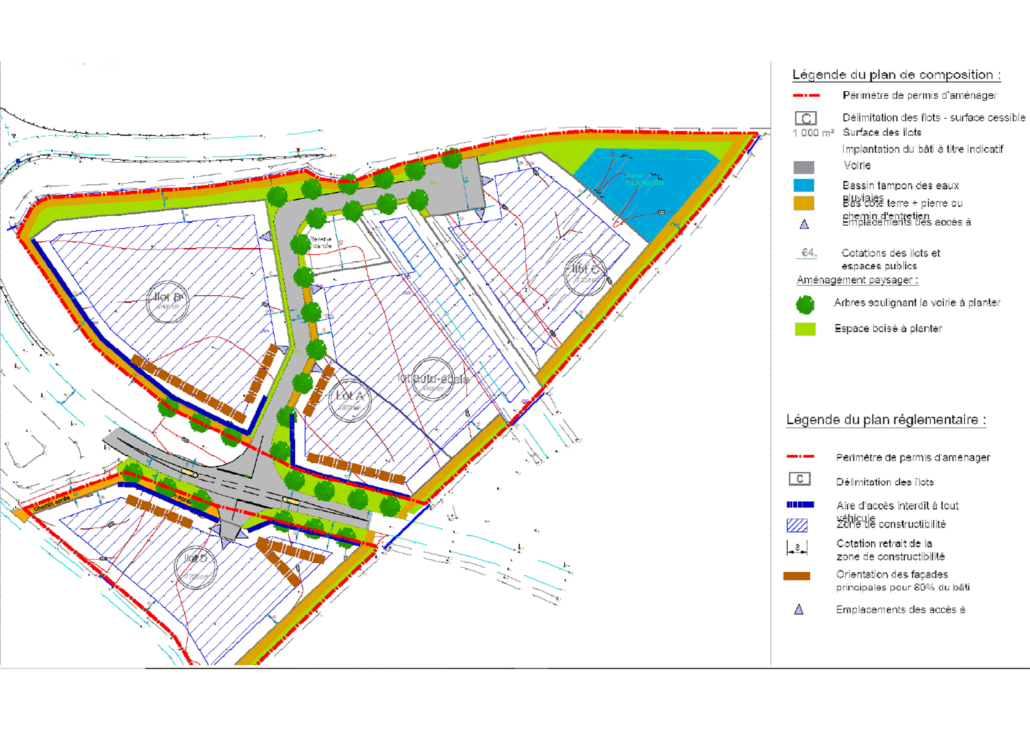 Plan d’aménagement de la ZA