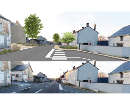 Un espace piéton retrouvé avec une circulation apaisée