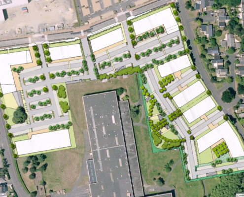 Plan de masse du Carré d’Orgemont