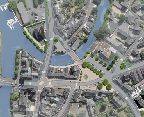 Plan masse d’aménagement de la confluence urbaine