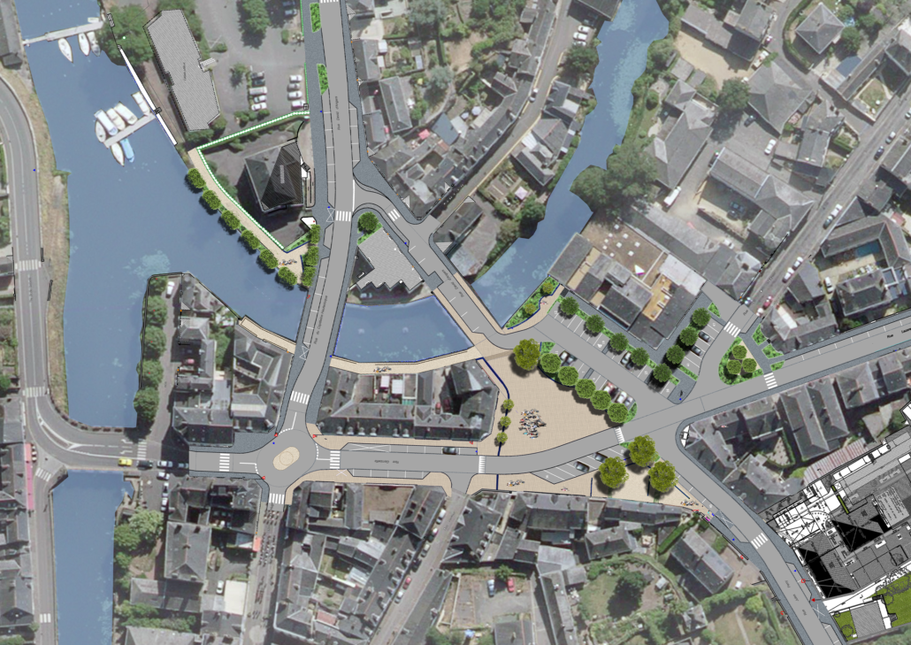 Plan masse d’aménagement de la confluence urbaine