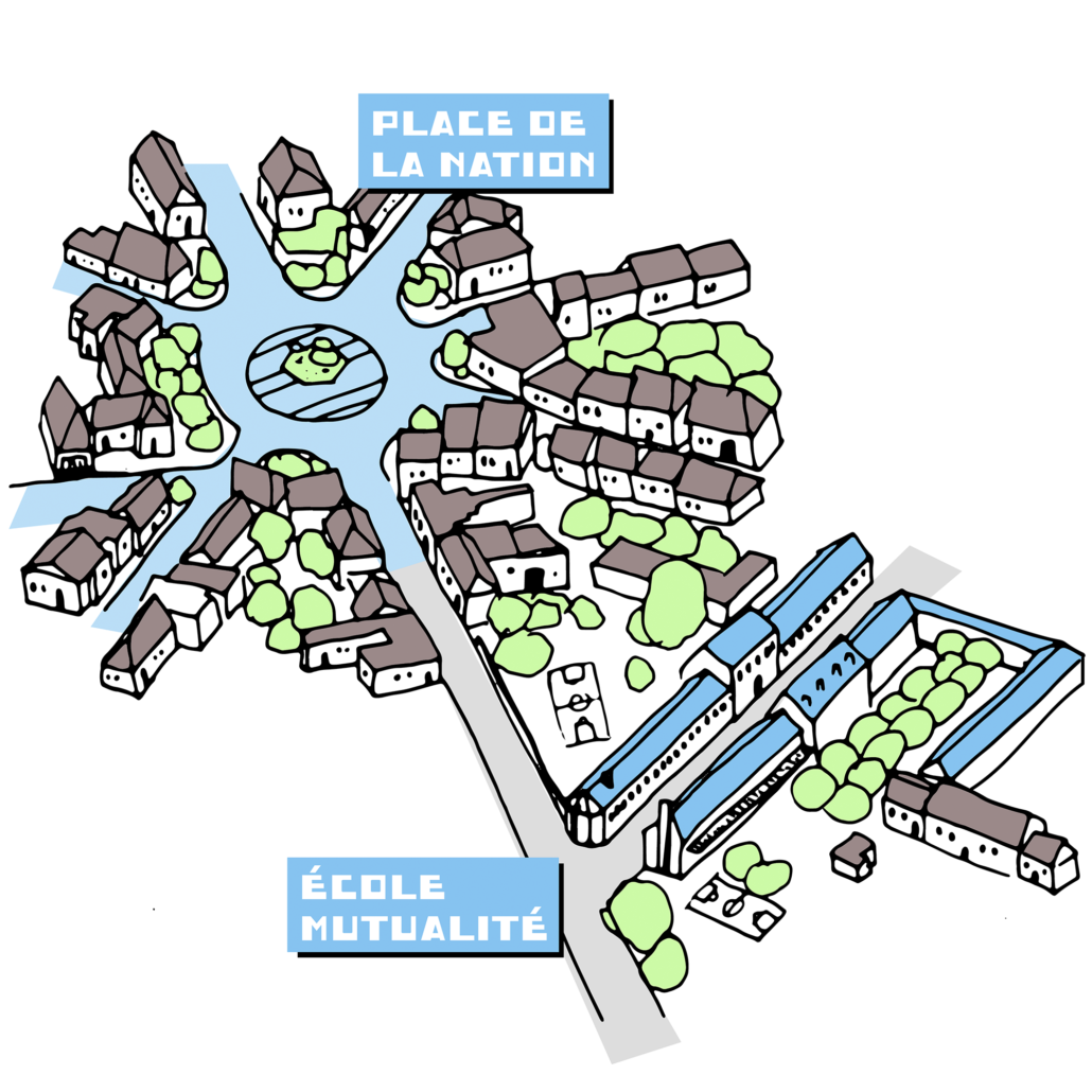 Détail de la carte sensible des paysages et patrimoines reconnus