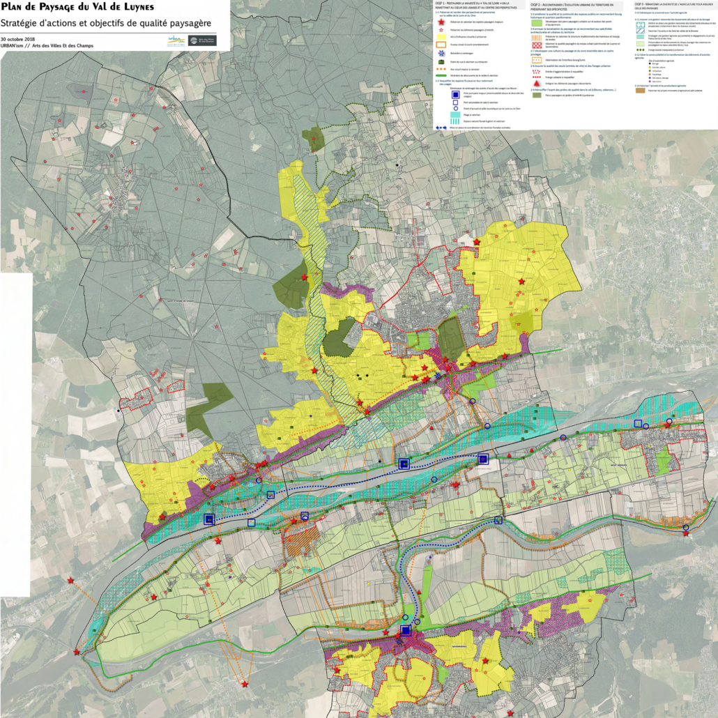Carte des Objectifs de Qualité Paysagère