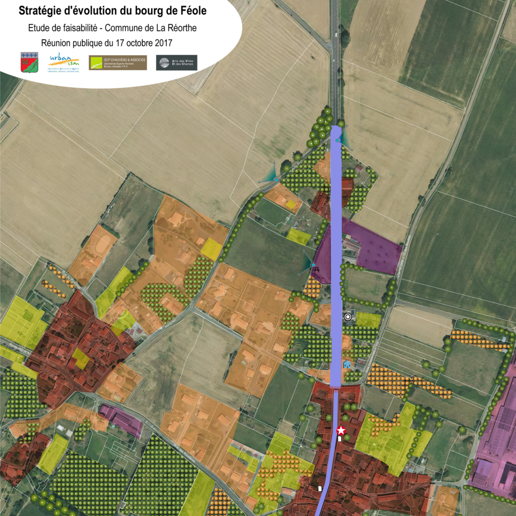 Une stratégie urbaine définie à l’échelle du bourg