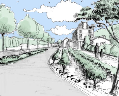 Une remise en perspective de l’entrée de bourg