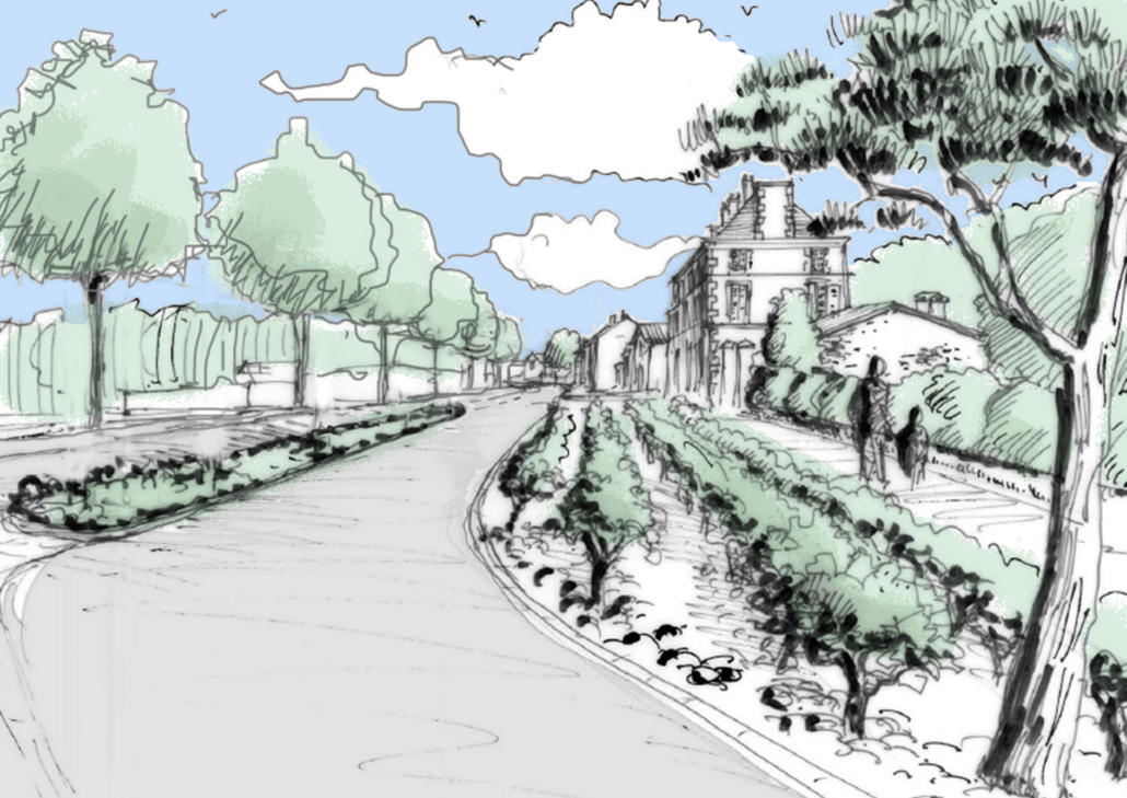 Une remise en perspective de l’entrée de bourg