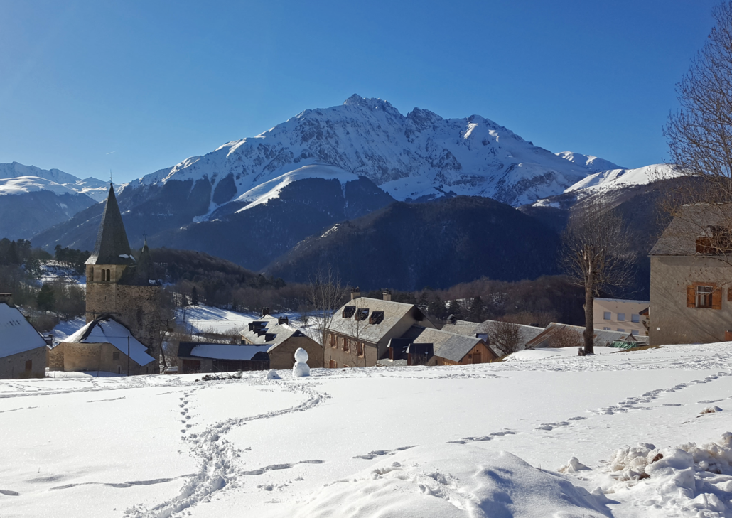 Lançon et l’Arbizon en hiver
