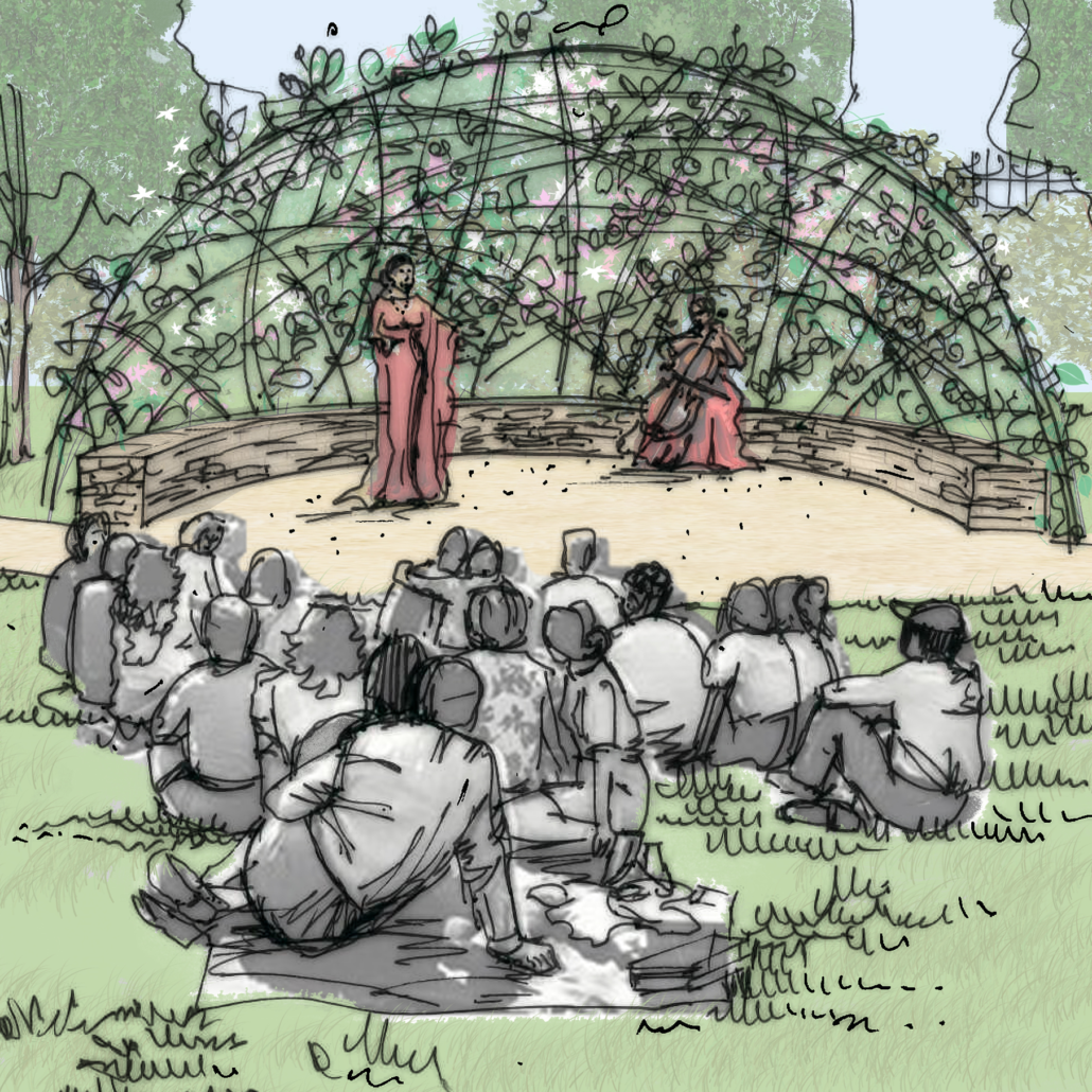 Un kiosque végétal : quand la musique a des fragrances florales