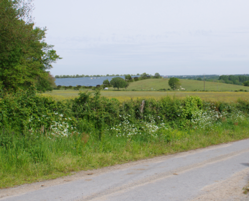 Photomontage d’intégration paysagère du parc photovoltaïque