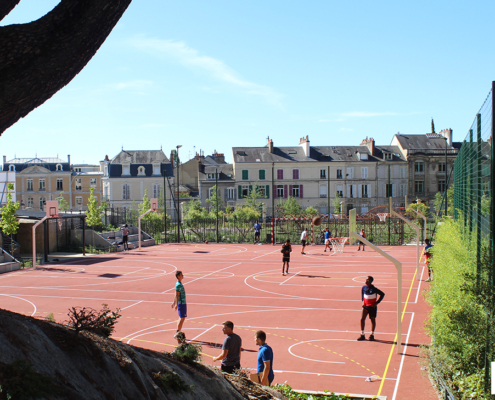 Un terrain Multisports pour les collégiens