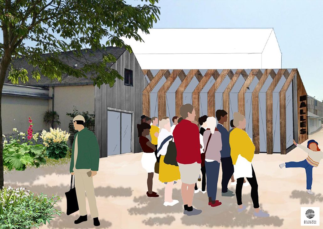 Des halles pour la place du marché