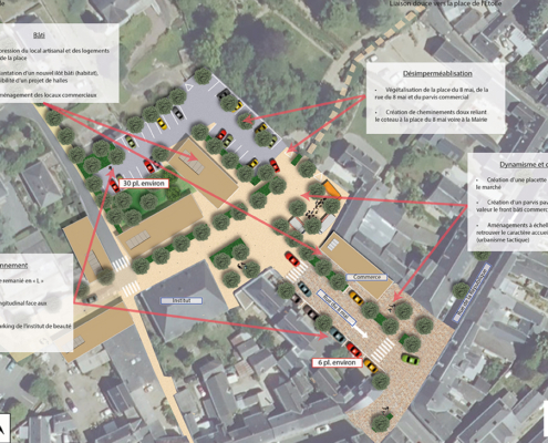 Plan guide Place du 8 Mai