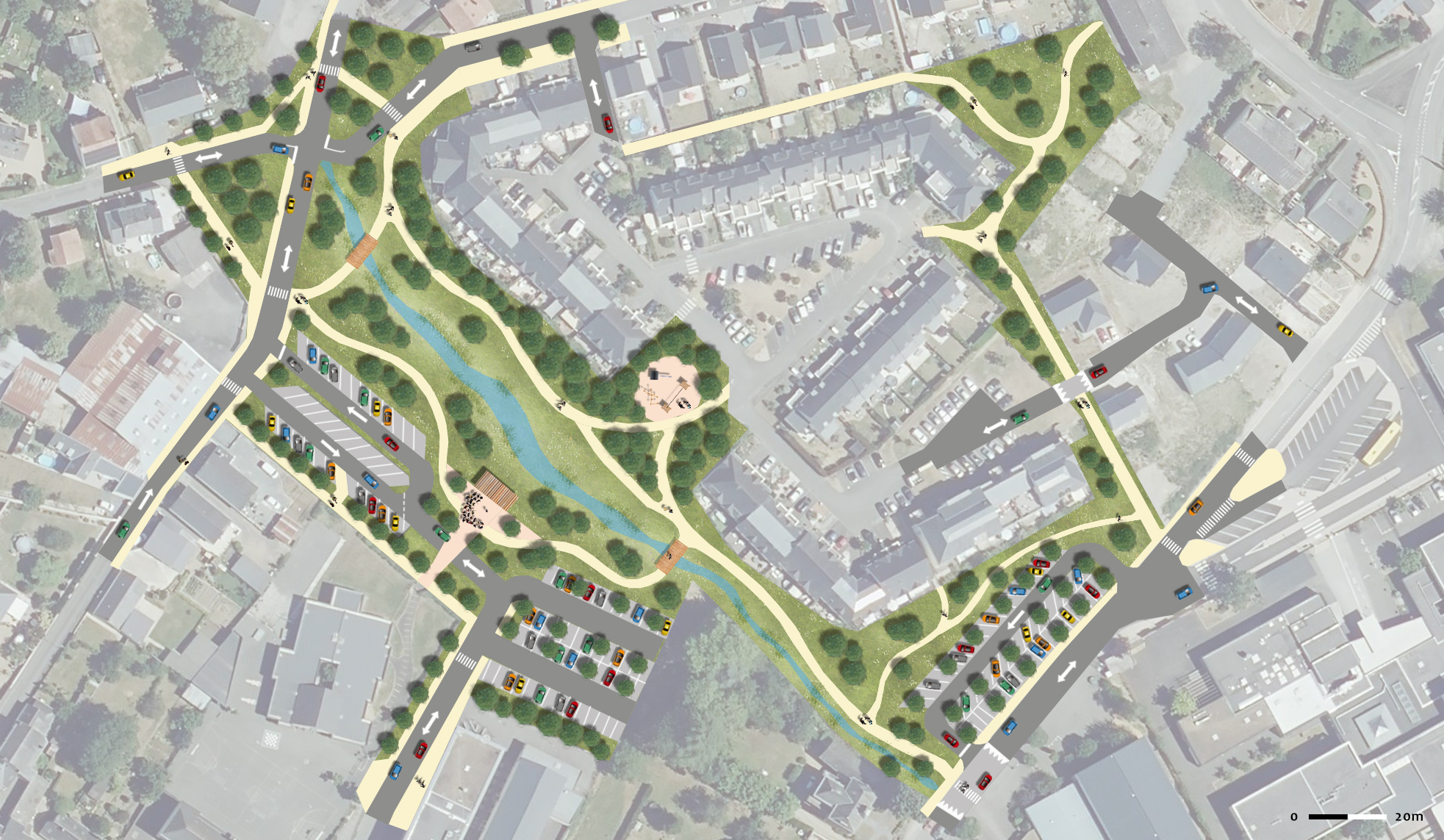 Plan masse du Vallon verger