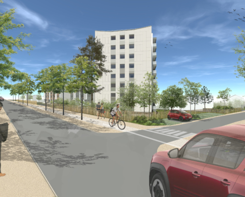 Vue en 3D du projet