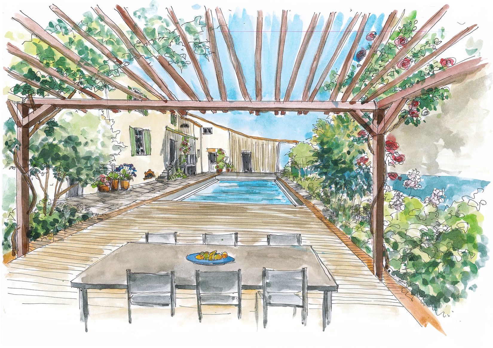 Croquis d'ambiance