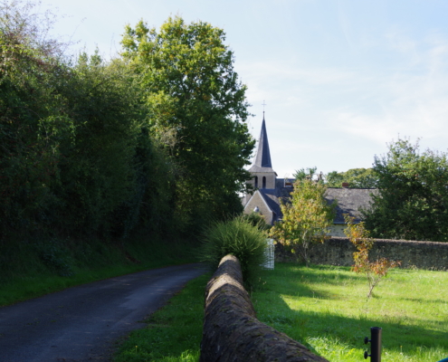 Vue sur l'Eglise de Bierné les Villages