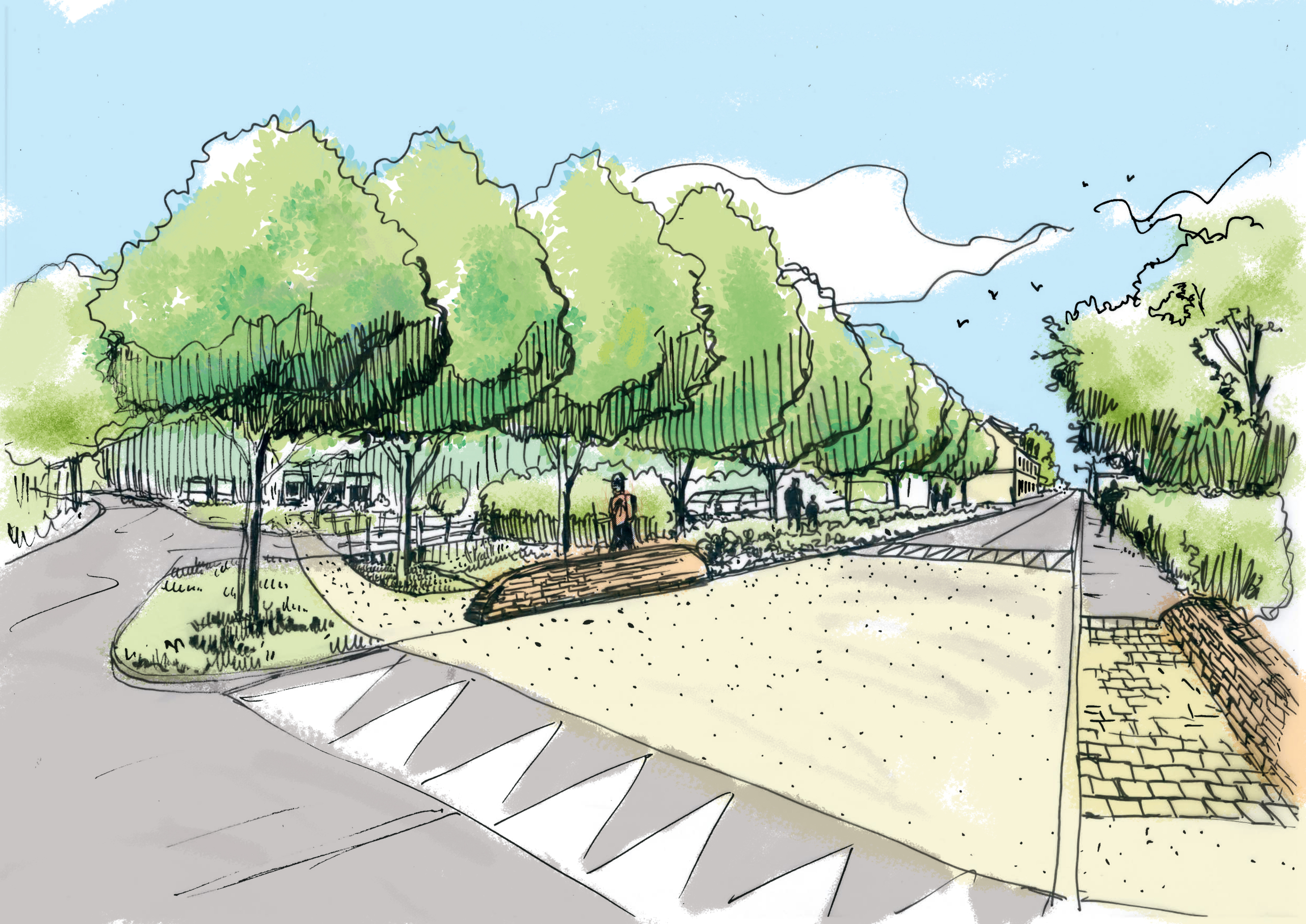 Croquis d'ambiance