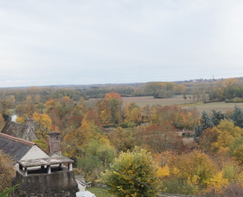 Vue lointaine depuis le côteau
