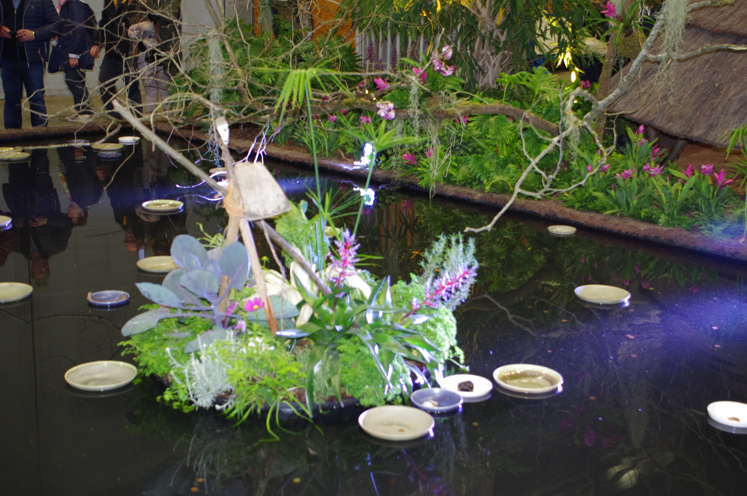 Modules plantés flottantss