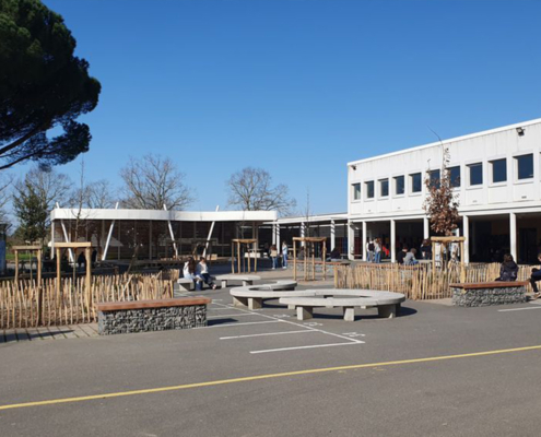 Vue sur le collège