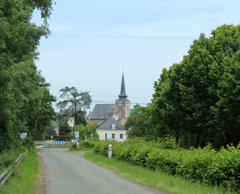 Vue sur le bourg