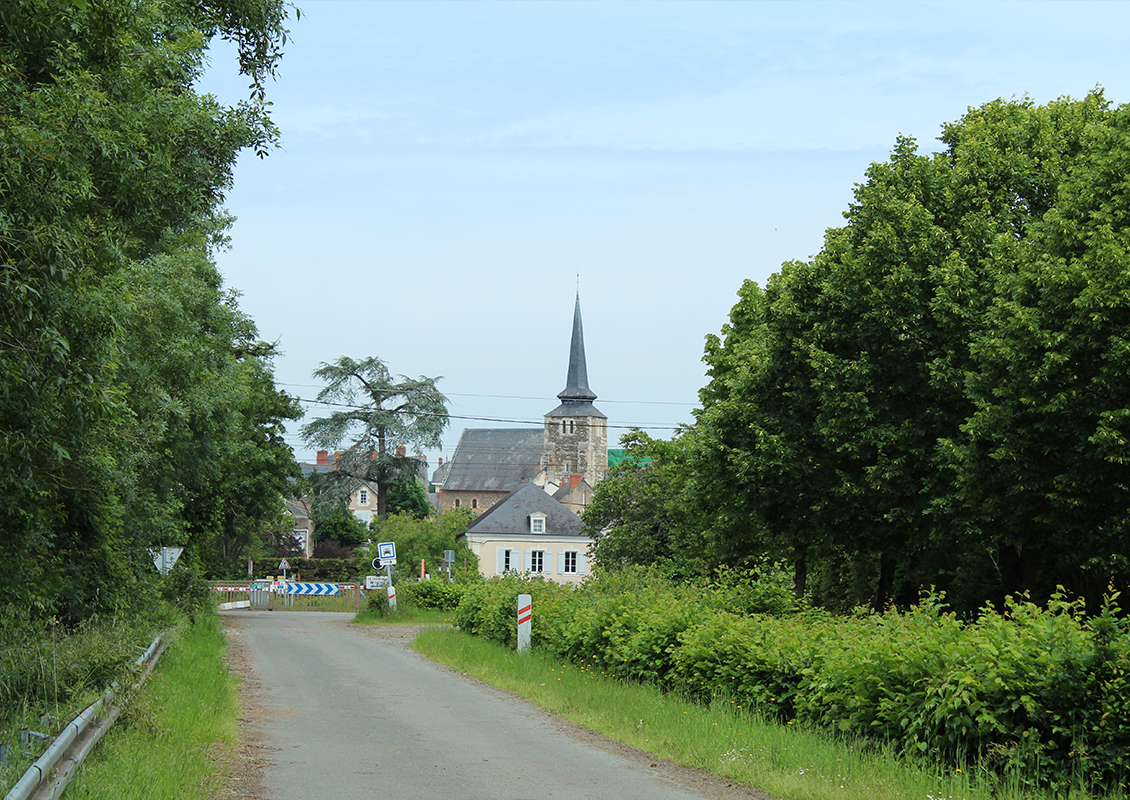 Vue sur le bourg