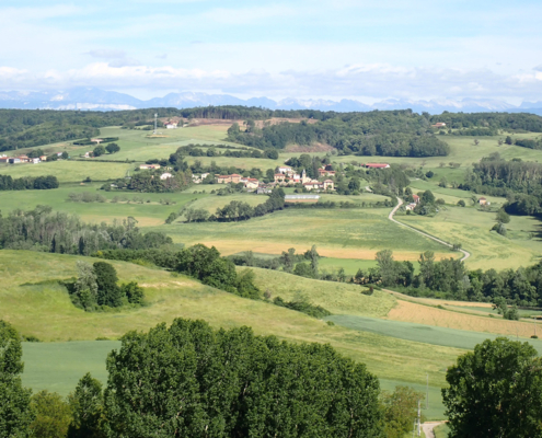 Vue sur le paysage