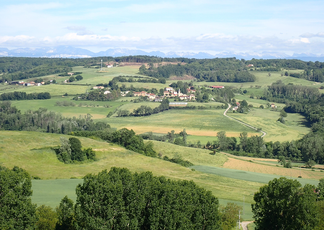 Vue sur le paysage